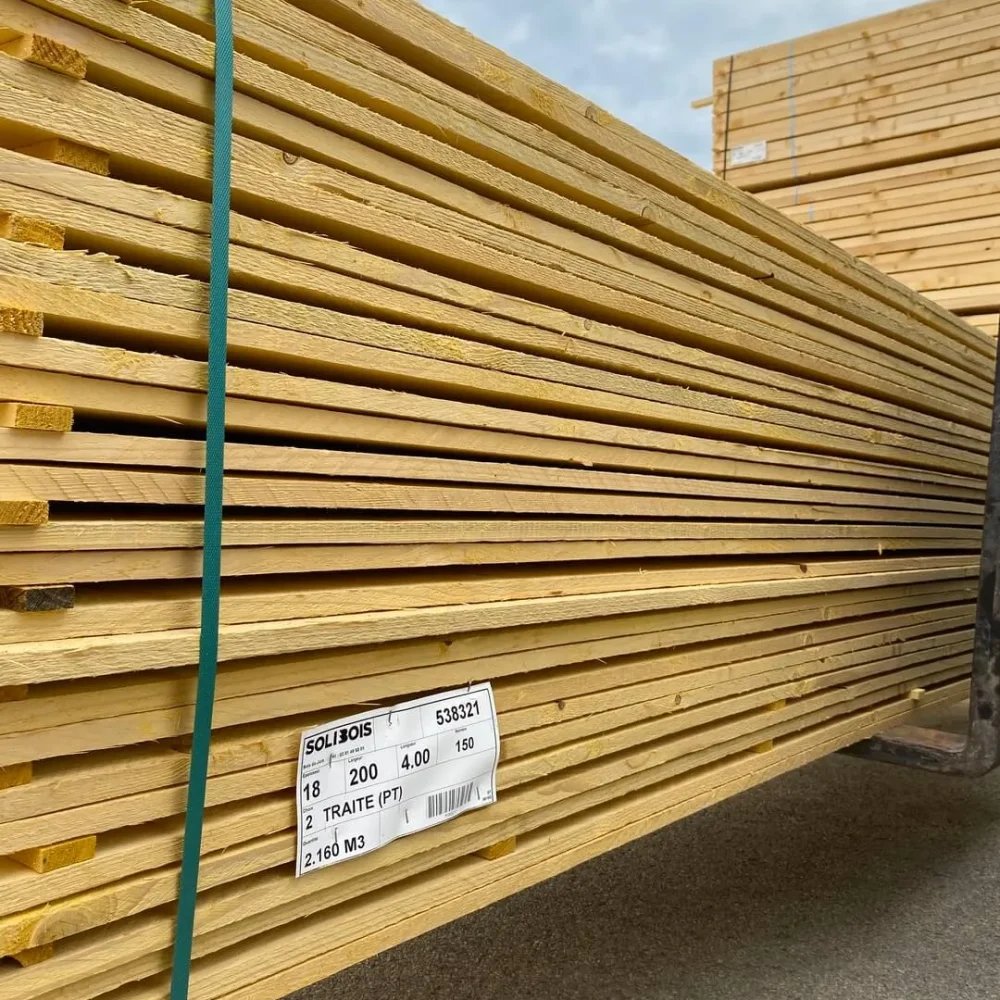 Volige 18 x 200 mm – traité classe 2